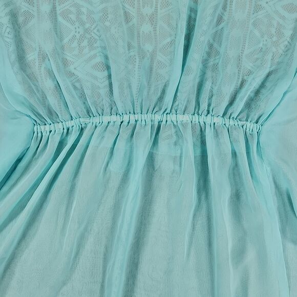 🔹️NWT Xhilaration Turquoise Blue Swim Coverup Small - Picture 9 of 12